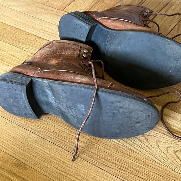 Eastland Mens High Fidelity Toe Cap Boots - Color Brown - Size 10D - Picture 7 of 9